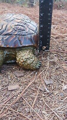 Chainsaw Carving Turtle Tortoise Wood Carving Wood Sculptures Garden Art