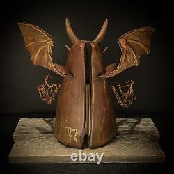 Chainsaw Wood Carving Art Whimsical Folk Art Devil Demon