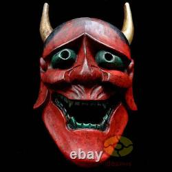 Chinese Folk Art Wood Carved Painted NUO MASK Walldecor Art The Judge of Hell