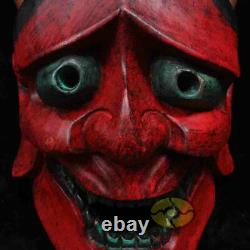 Chinese Folk Art Wood Carved Painted NUO MASK Walldecor Art The Judge of Hell