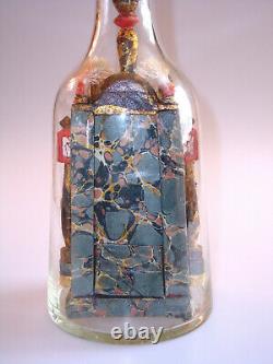 Circa 200 year old Folk Art Religious Shrine or Altar in a Bottle Whimsey Whimsy