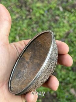 Convict Work Carved From A Coconut 19th Century Folk Art