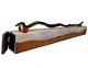 Dona Dalton Folk Art Carved Wood Wavy Snake @ Home Wooden Sculpture Toy Wheels