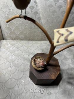 Dan And Barbara Strawser Hand-Carved/Painted Wood Birds In Tree Sculpture-READ