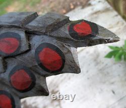 Dan & Barbara Strawser PA Folk Art Carved Wood Schimmel Style Eagle OOAK 10.5 H