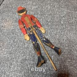 Dancing Doll Carved jointedWood Folk Art Articulated Figure
