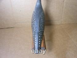 Dave Rhodes Hand Carved Painted Shore Bird Decoy 2001 Folk Art