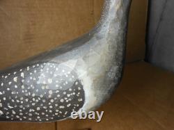 Dave Rhodes Hand Carved Painted Shore Bird Decoy 2001 Folk Art