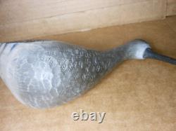 Dave Rhodes Hand Carved Painted Shore Bird Decoy 2001 Folk Art