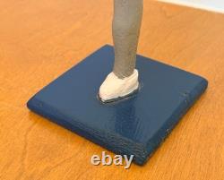 Denzil Goodpaster Carved Wood Kentucky Folk Art Sculpture Statue Figure Vtg Mcm