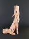 Duane Alvarez Carved Howling Coyote Signed Santa Fe New Mexico Folk Art 1990