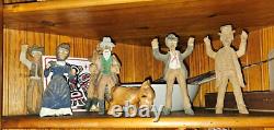 Early Americana, 1930s Folk Art Carved Old West Figures