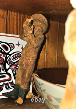 Early Americana, 1930s Folk Art Carved Old West Figures