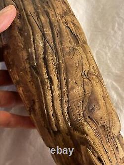 Early Antique Primitive Folk Art Carved Wooden Fish Nautical Trade Sign