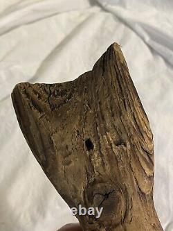 Early Antique Primitive Folk Art Carved Wooden Fish Nautical Trade Sign