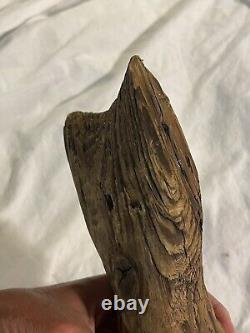 Early Antique Primitive Folk Art Carved Wooden Fish Nautical Trade Sign