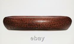 Early Original Primitive Folk Art Native American Carved Wooden Canoe w Patina
