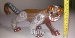 Exceptional Oaxacan Wood Carving Jaguar Alebrije