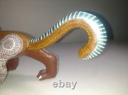 Exceptional Oaxacan Wood Carving Jaguar Alebrije