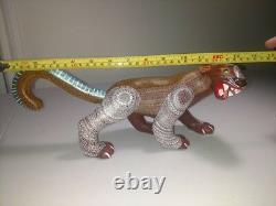 Exceptional Oaxacan Wood Carving Jaguar Alebrije