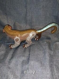 Exceptional Oaxacan Wood Carving Jaguar Alebrije