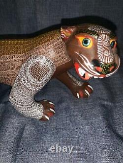 Exceptional Oaxacan Wood Carving Jaguar Alebrije