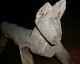 Folk Art Outsider Primitive Animal Sculpture Carved Cat Wood Large