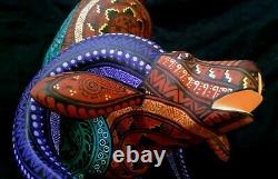 Fantastic Alebrije 12 Larg Ram Oaxaca Carving Motion Perfect Painting