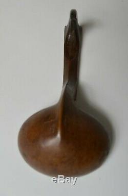 Fine antique Scandinavian carved wood spoon Norwegian Swedish Folk art Treen
