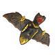 Flying Black Bat Mobile Balinese Spiritchaser Hand Carved Wood Bali Folk Art 17