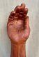 Folk Art Carved Cedar Burl Arm, Hand By Gilles Jacques Cloutier (1947-2014)