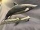 Folk Art Carved Painted Nautical Maritime Whale Carving By Robert Broadley