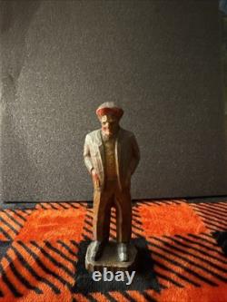 Folk Art Carved Wooden Figure