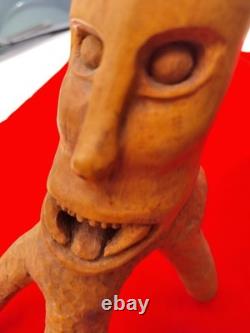 Folk Art Carving Edger Tolson Signed