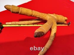 Folk Art Carving Edger Tolson Signed