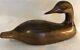 Folk Art Hand Carved Duck Decoy / 1995 Signed By Artist / A Beauty