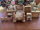 Folk Art Hand Carved Wood Doll Furniture 1930's, Beautiful Withhistory