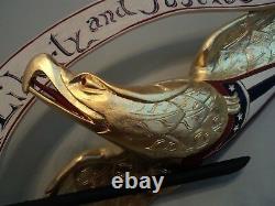 Folk Art Traditional Bellamy Style Eagle Wood Carving American