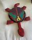 Folk Art Turtle Hand Carved And Painted Taos New Mexico Signed Vintage