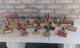 Full Set Of 17 Wooden Hand Carved Musicians Mid-century Rare Vintage Folk Art