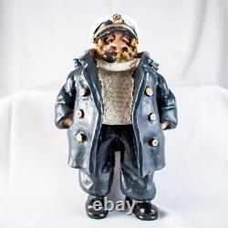 Grandpa Vintage 1930's Nautical Boat Captain Sculpture Statue 9L x 6.5W