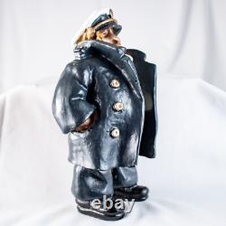 Grandpa Vintage 1930's Nautical Boat Captain Sculpture Statue 9L x 6.5W