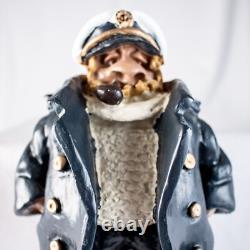Grandpa Vintage 1930's Nautical Boat Captain Sculpture Statue 9L x 6.5W