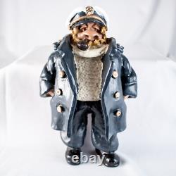 Grandpa Vintage 1930's Nautical Boat Captain Sculpture Statue 9L x 6.5W
