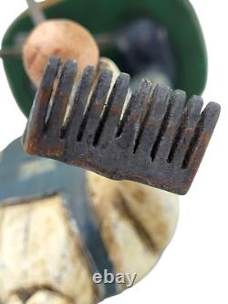 Great 2004 Folk Art Hand Carved Farmer by Robert Holland East Longmeadow Mass 8