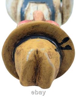 Great 2004 Folk Art Hand Carved Farmer by Robert Holland East Longmeadow Mass 8