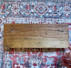 Great Rare Vintage Hand Carved Hand Painted Pair Of Birds On Wood Folk Art