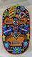 Huichol 7 Carved Wood Beaded Mexican Ceremonial Mask Folk Art Figure