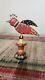 H. Michener Folk Art Carved And Painted Bird Bucks County Pa