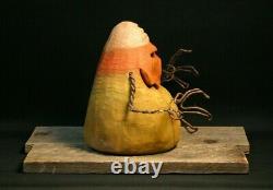 Halloween, Rotten Candy Corn, Autumn Decor, Chainsaw Carving, Wood Art, SHRUM